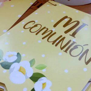Grafica para bautismos y comuniones idea tarjeta